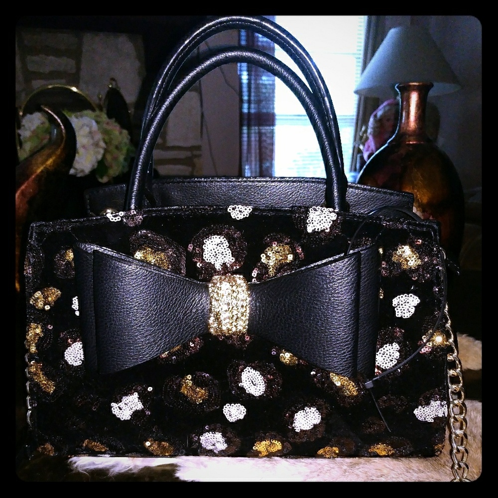 Betsey Johnson handbag and pouch